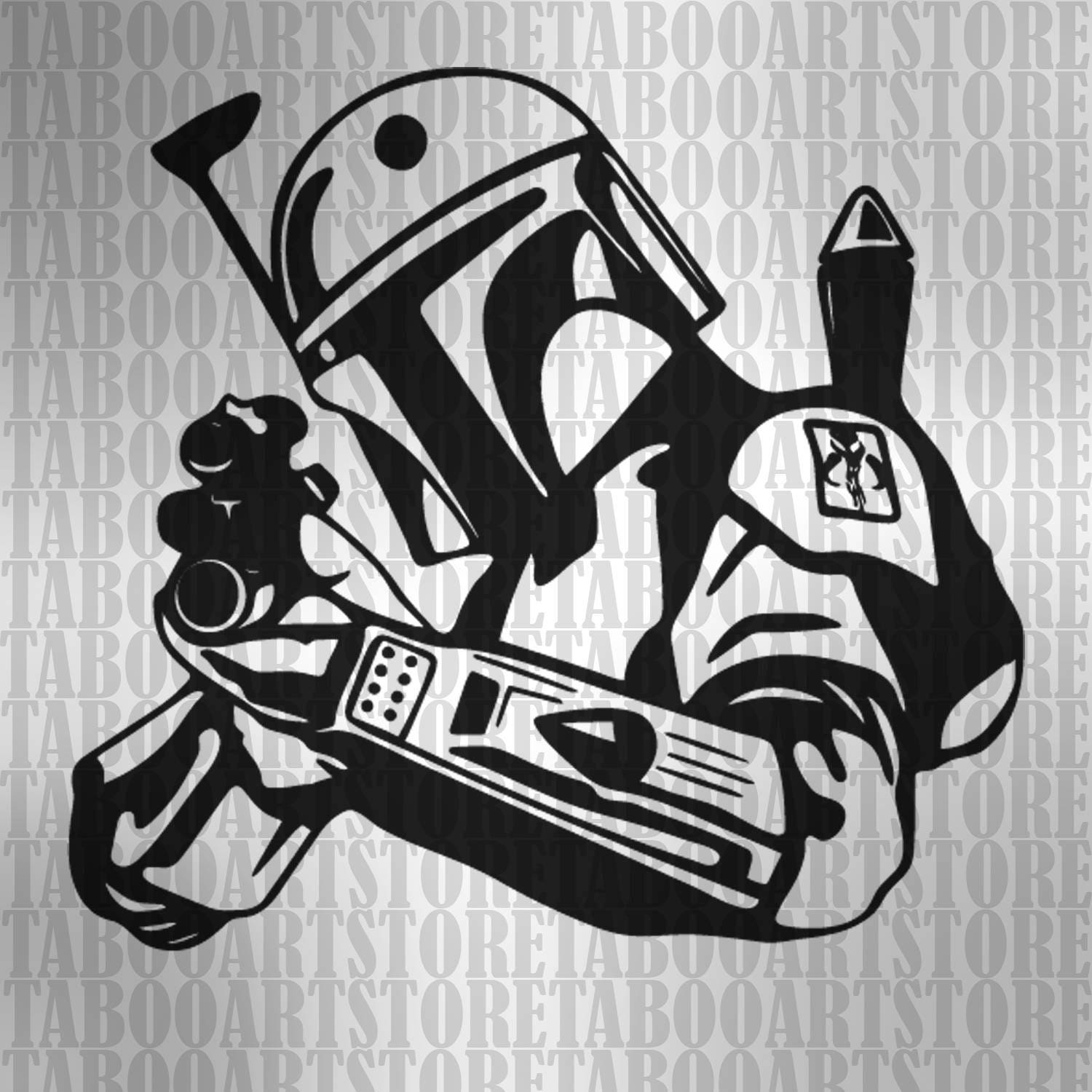 Boba Fett SVG: Unleashing the Iconic Bounty Hunter in Digital Art