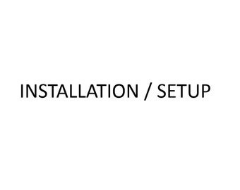 Installation and setup of the blogger template