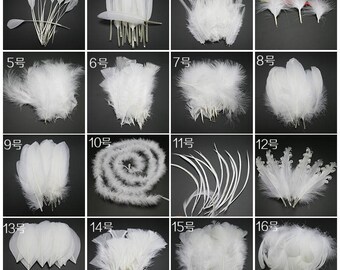 White Feathers, Craft Feathers, Natural Feathers, Real Feathers, Pretty Feathers, Wedding Decoration, Wholesale Feathers
