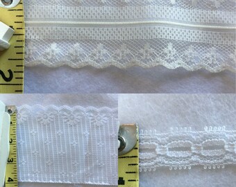Vintage and New Lace Trim 1A- 3 yard total