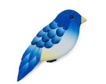 Blue bird brooch pin Cute bird pin Pin-Up pin Bird jewellery Birds brooch pin Birdy Brooch Small present Brooch bird Snow White pin