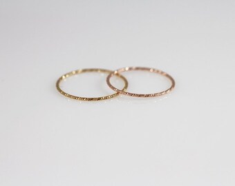 14K Solid Gold Ring B, 14K Gold Stacking Ring, 14K Gold Thin Ring, 14K Gold Stackable Ring, 14K minimalist Ring,14K knuckle ring, midi ring