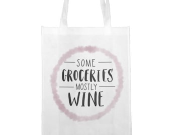 Wine Not? Grocery Tote