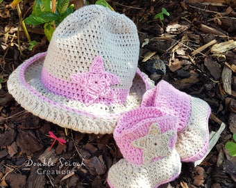 Cowgirl Cake Smash Outfit / 1st Birthday Gift Set / Cowgirl Baby Shower Gift / Cowgirl Hat / Cowgirl Boots / Baby Photo Prop