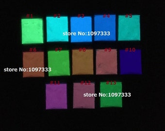Polvere di bagliore luminoso super brillante polvere fluorescente - 10 grammi