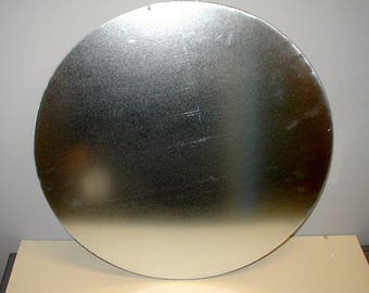 Galvanized sheet metal circle discs custom sizes zinc plated steel