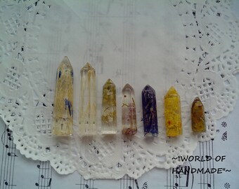 Silicone molds in the form of a crystal for jewelry resin (22-50mm)