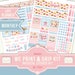 EC Monthly Stickers, Planner Stickers, August Planner Stickers, August Monthly Kit, Macaron Stickers, August Stickers, Erin Condren, 17044