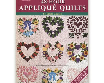 Quilting Book by Linda Causee 48 Hour Fusible Applique Quilts