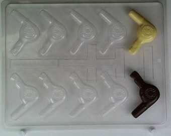 Hair Dryer Mold Candy Chocolate Soap Ice Crayon Candle Fondant Baking Supplies Jenuine Crafts