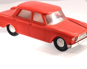 Vintage Fiat 1300 KDN Toy Car Plastic Scale 1:4 Made in Czehoslovakia 1970s