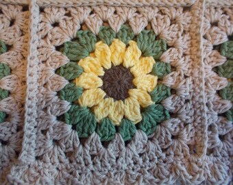Sunflower Blanket: 100% Cotton