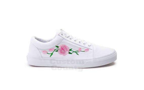 vans schuhe mit rosen bestickt vans schuhe mit rosen bestickt