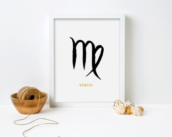 Virgo symbol | Etsy