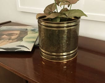 Vintage Brass Planter