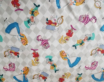 Springs Creative Disney Alice and Friends Licensed Fabric
