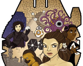 Labyrinth Awakens - 11x17 print