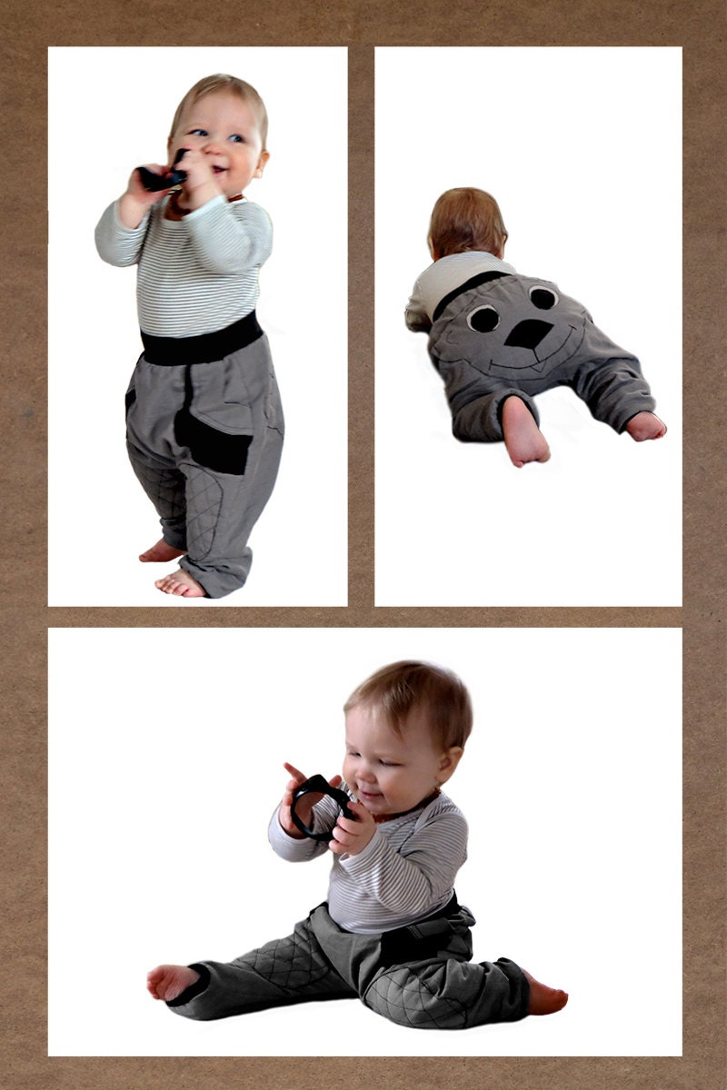Big Butt Baby Crawling Pants Baby Knee Pads Crawling Pants