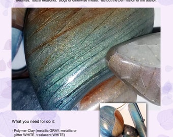 Polymer Clay Tutorial Faux Labradorite