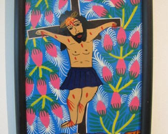 Mexican Folk Art - Crucifixion