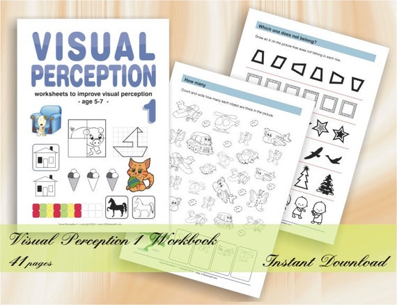 visual perception activities 40 printable worksheets