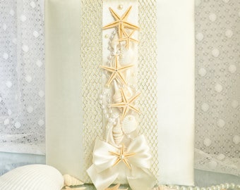 Beach Folder for marriage certificate, Seashells Folder for certificate, Sea Wedding certificate cover Cover for marriage certificate