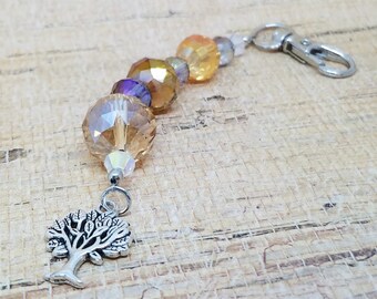 Autumn Key Fob/ Scissor Fob