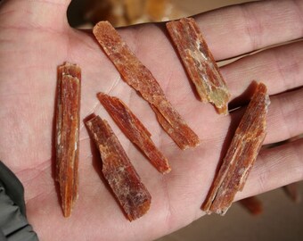 Orange Kyanite Gemmy RARE Crystal Collectable High Grade