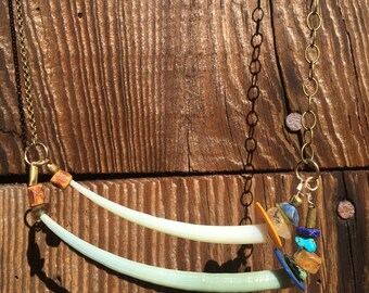 Shell & Brass Necklace