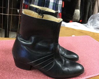 Black Ankle Boots men’s 7 Giovanni
