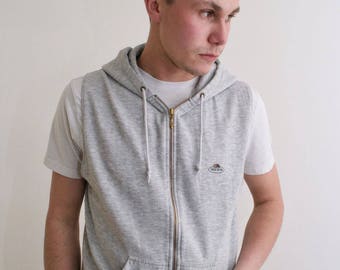 SALE ITEM: Vintage 90's Fruit Of The Loom Sleeveless Hoody