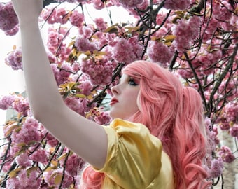 Pink Cherry Blossom Portrait