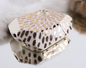 22k Gold GeoPipe - Large