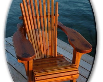 MC1 Muskoka/Adirondack Chair Plans &amp; Full Size Patterns PDF