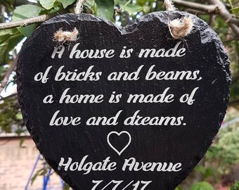 First Home Gift personalised, Personalised New Home Plaque, New Home Gift, House Warming Gift, First Home, Gifts for couple, Our First Home