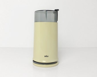 Vintage BRAUN Coffee Grinder / Braun KSM2 / Beige / Germany, Spain 70s-80s