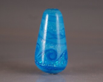Lampwork Beads, Lampwork Focal Bead in turquoise