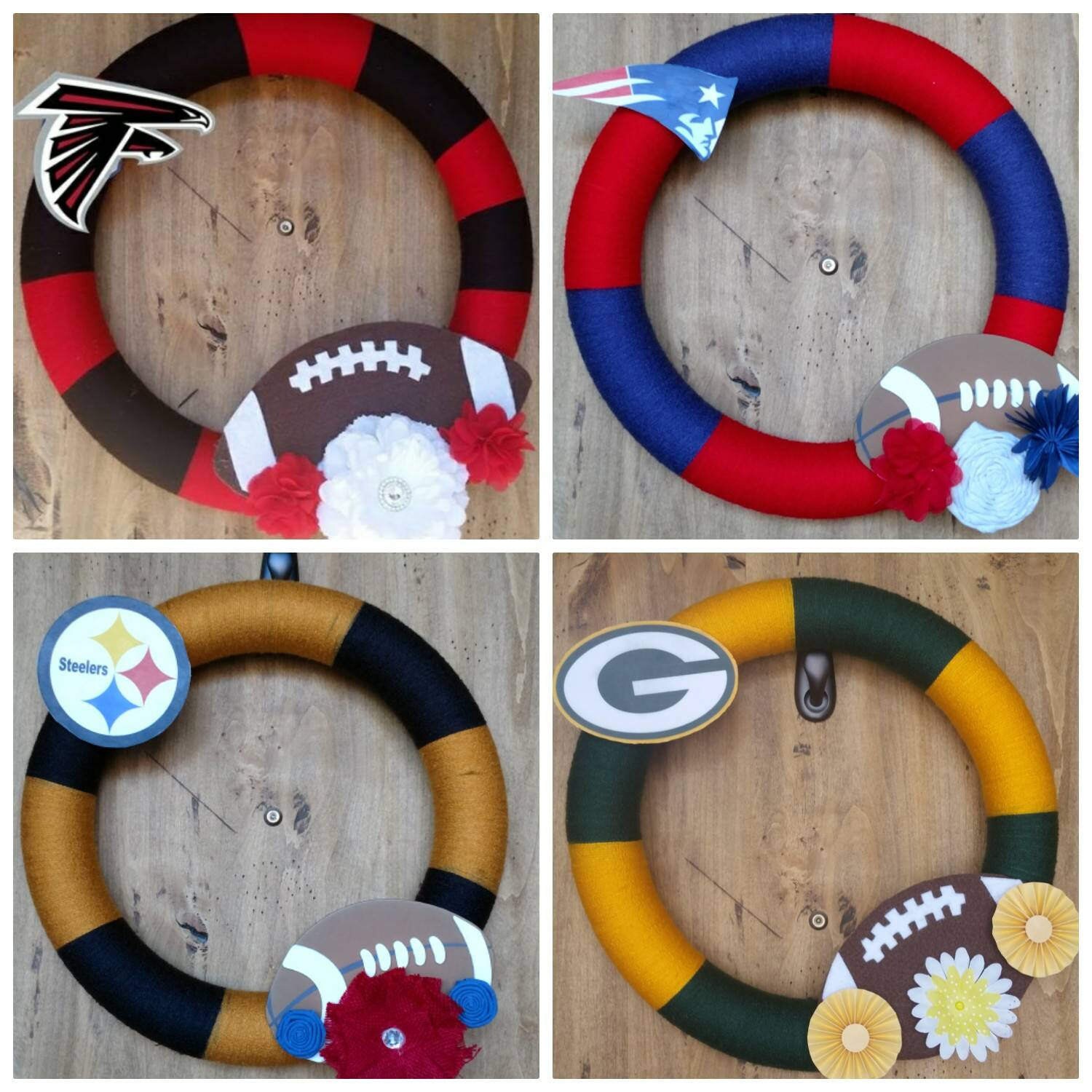 NFL Football Wreath Professional Football Decor Football