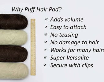 Chignon Hair Padding Pad Volume Insert Hair Bump Piece Hair Style Hair Bun