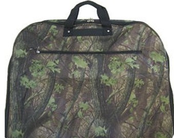 Personalized TREE CAMO Garment Bag TRAVEL Luggage Mens Garment Bag