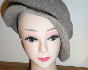 GIVE AWAY PRICE Reserved/Vintage All Wool Beret, Warm Wointer Beret, Cap Head Wear