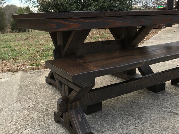 Farmhouse TableTrestle TableX TableRustic Dining Table Farm TableDining TableRusti Farmhouse TableTrestle TableX TableRustic Dining Table Farm TableDining TableRusti