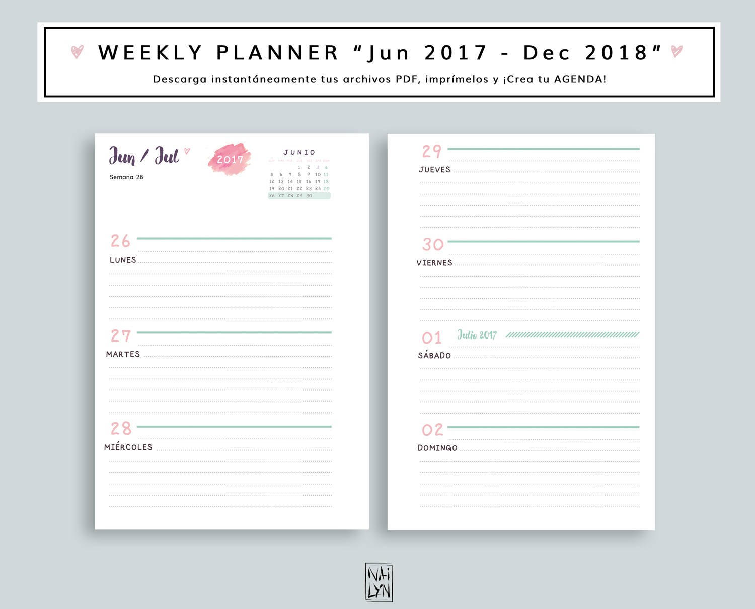 agendas 2018 gratis