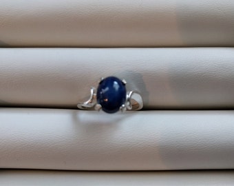 Star Sapphire Silver Ring