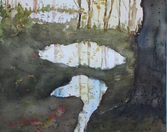 The Reflection (Original Painting)