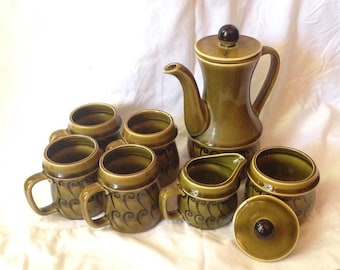 1960s Japanese Coffee/Tea Service Set - 7 Pc
