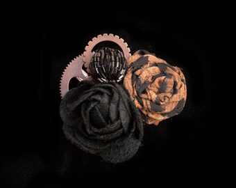 Steampunk Wedding Fascinator Steampunk Hair Clip Steampunk Costume Steampunk Gear Hair Clip Steampunk for Kids Bridal Fascinator