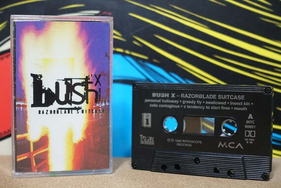 Razorblade Suitcase by Bush Vintage Cassette Tape