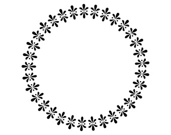Download Vintage Frame Circle Monogram 11 Graphics SVG Dxf EPS Png Cdr