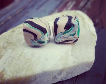 SALE Polymer Clay stup Earrings